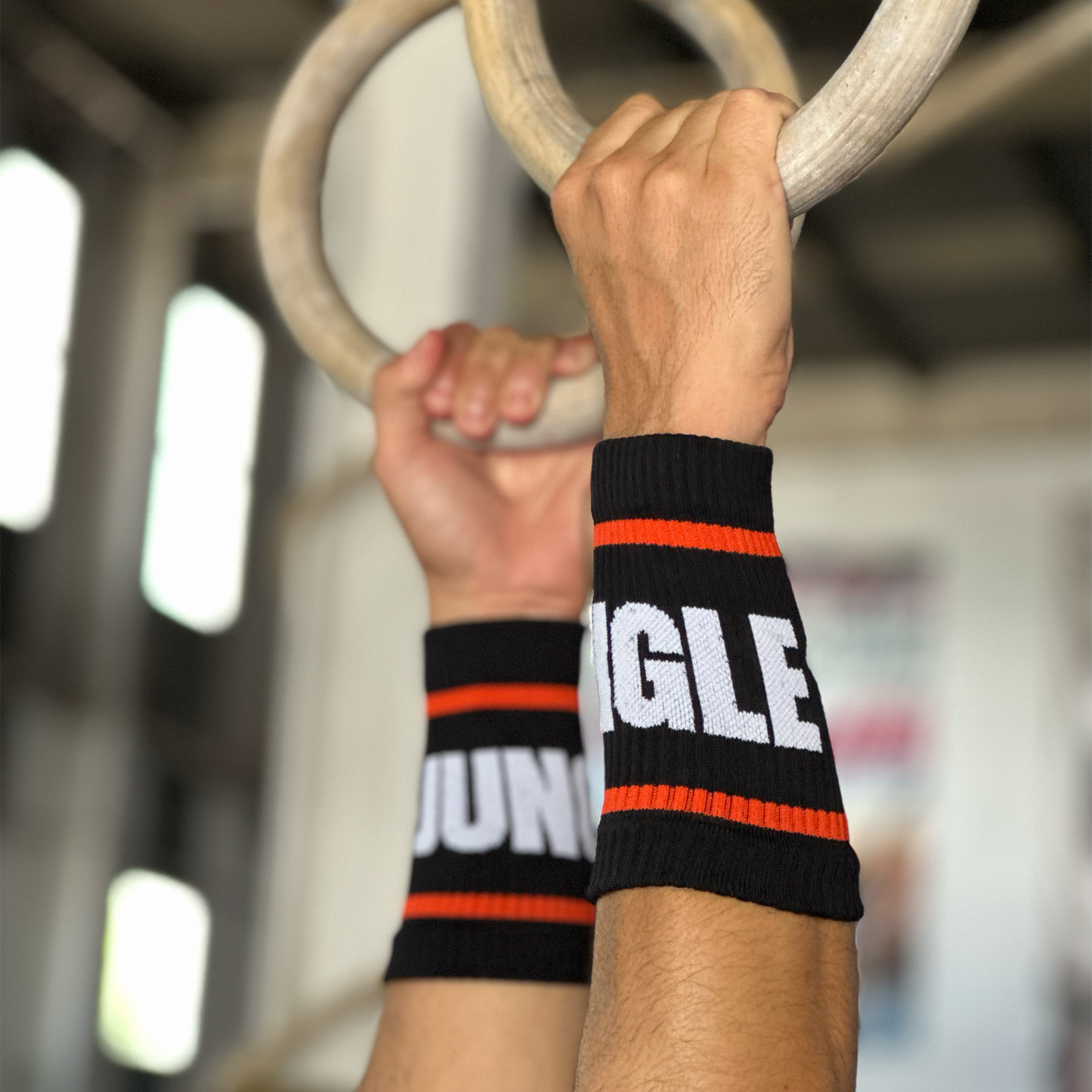 Black Old-School Wristband